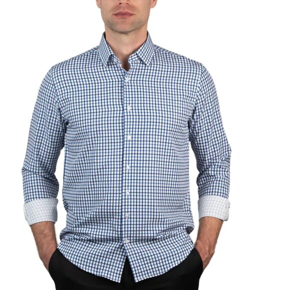 NWT Nautica Men's Performance Dress Shirt -- Iron free - Picture 4 of 10